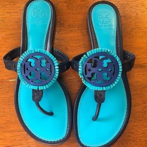 Tory Burch Miller Sandal - Blue on Blue